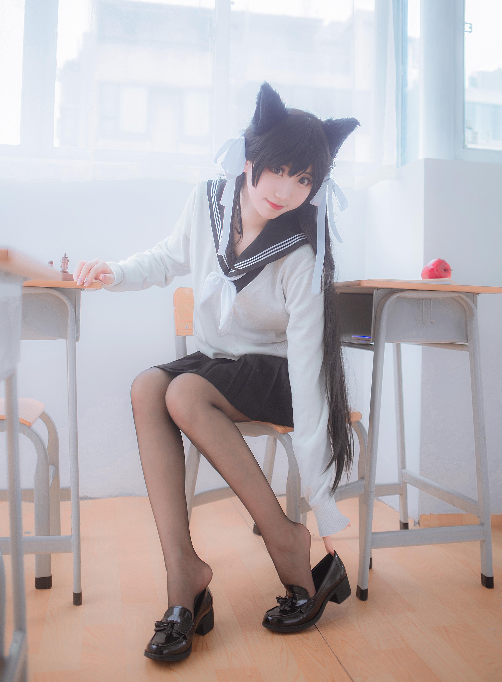 图片[1]-黑川 – NO.019 獒犬本-校服[30P]-XikXak